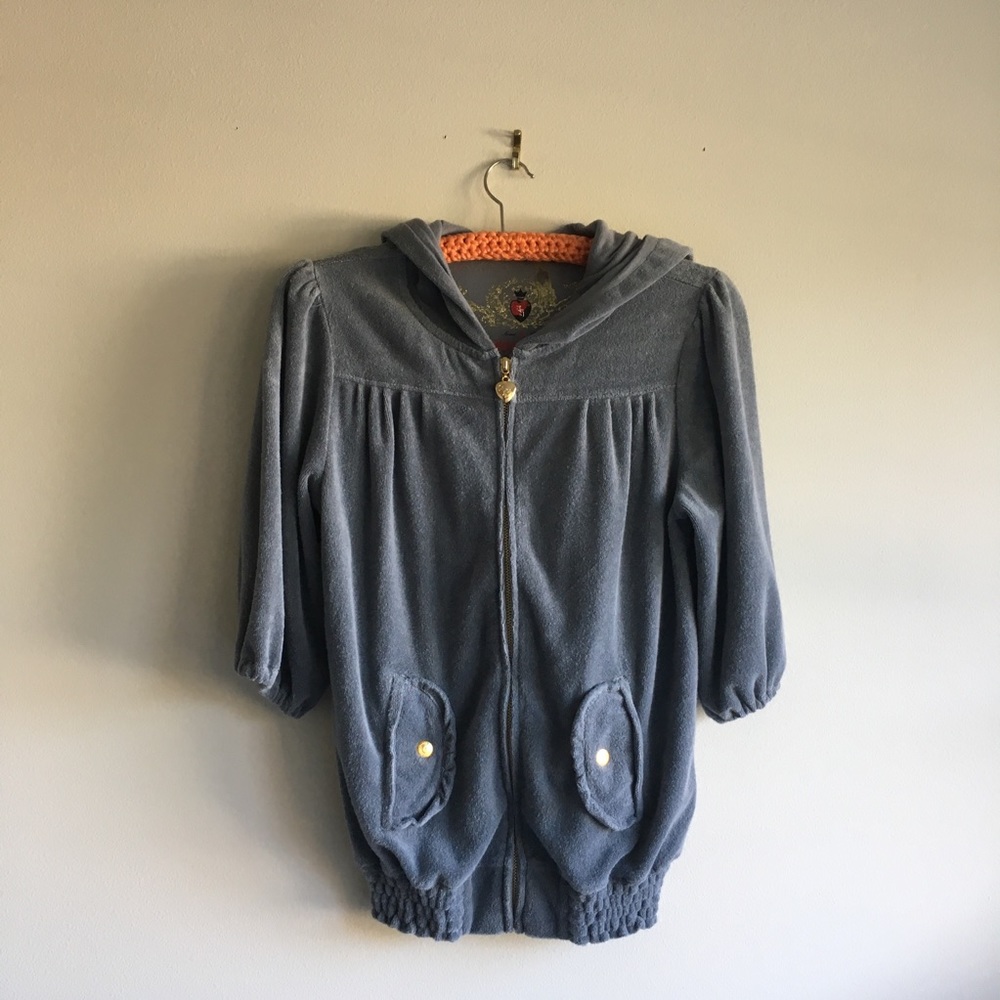 Twisted Heart Terry Cloth Jacket